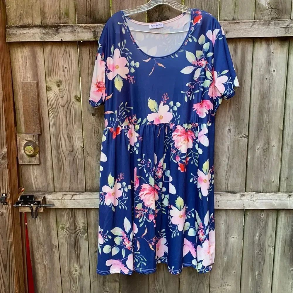 Floral dress sz 3x